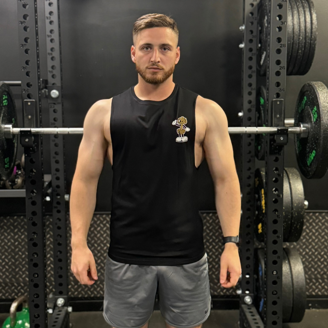 🥉 Deadlift Till I'm Dead - Bronze Level on Black Vest - Deadlift