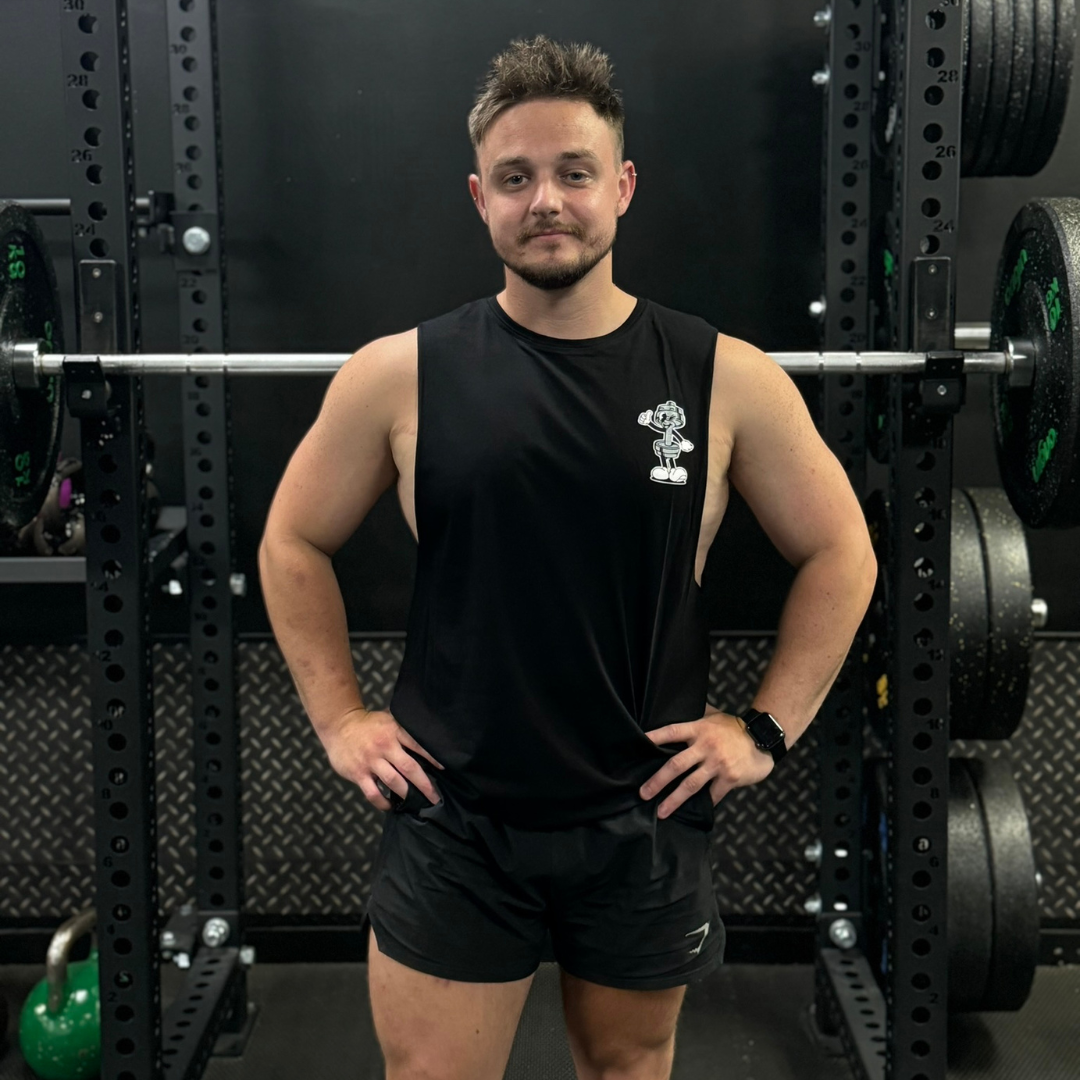 🥈 Deadlift Till I'm Dead - Silver Level on Black Vest - Deadlift