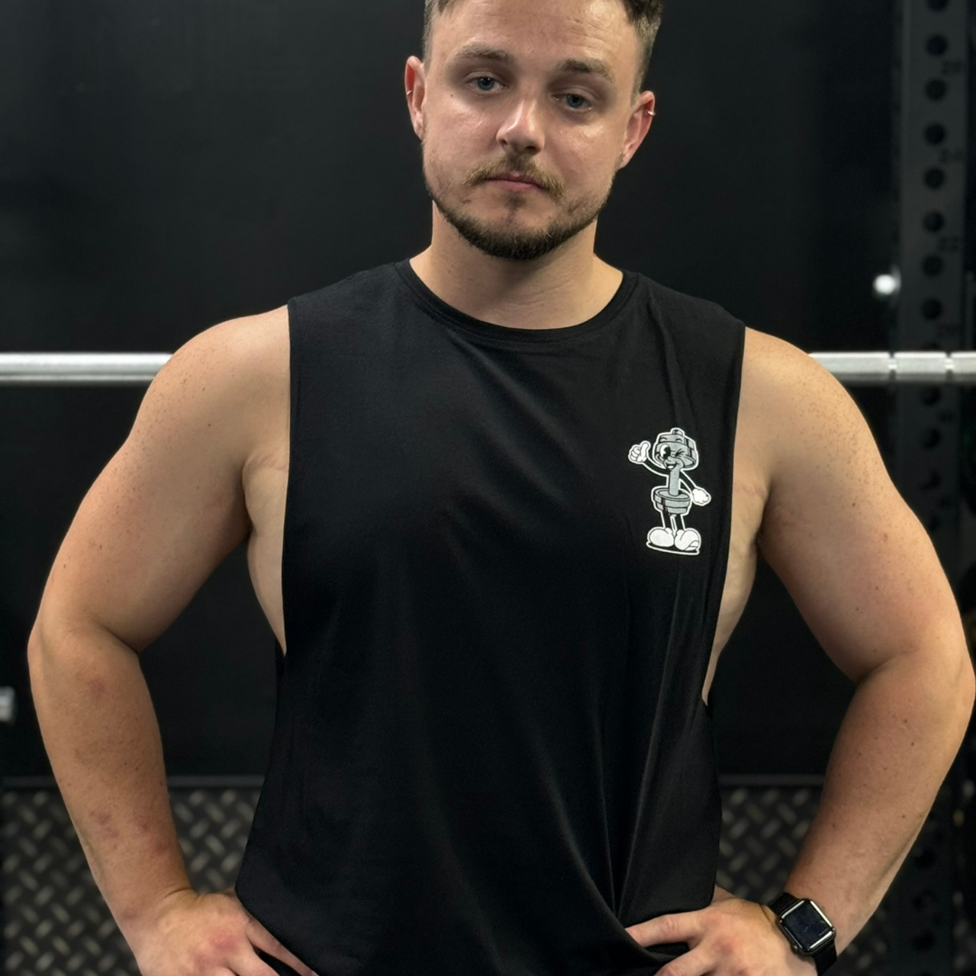 🥈 Deadlift Till I'm Dead - Silver Level on Black Vest - Deadlift